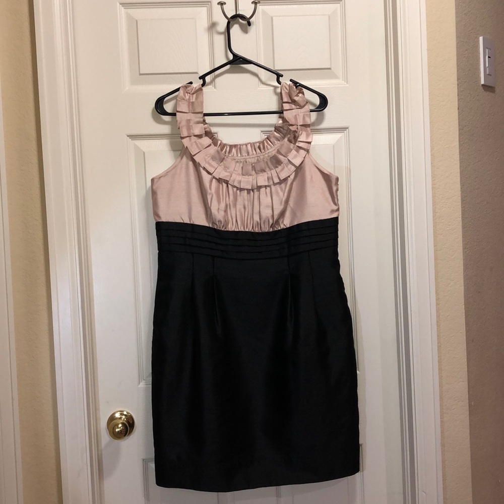 Black and cream dress